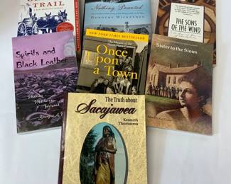 Signed Sacajawea Spirits and Black Leather Books Plus More