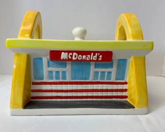 010 McDonalds Golden Arches Restaurant Cookie Jar by Treasure Craft