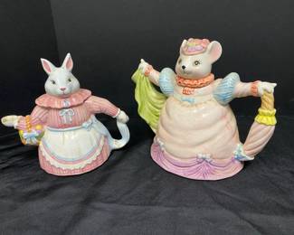 Rabbit Mouse Tea Pots