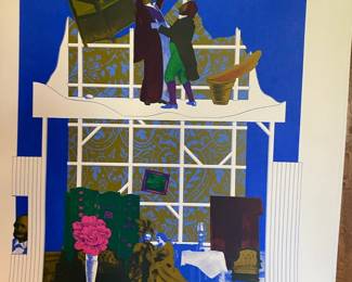 Walter Askin Silkscreen Offenboch And Rose