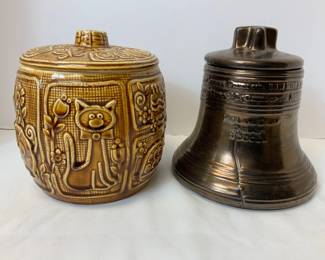 McCoy Liberty Bell Animal Themed Cookie Jars