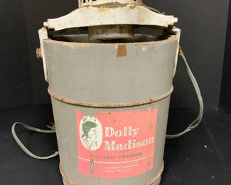 Vintage Dolly Madison Electric Ice Cream Freezer