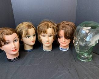 Mannequin Heads Glass Head