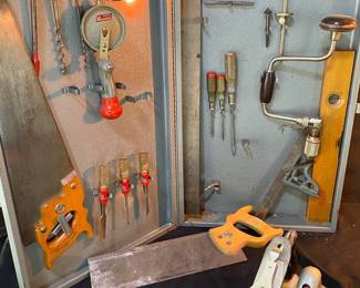 Vintage Stanley Handyman Tool Cabinet