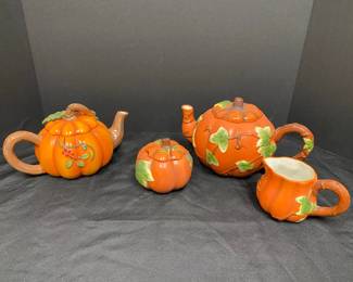 Rich Talent Pumpkin Teapot Set