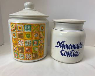 Glass Ceramic Cookie Jars