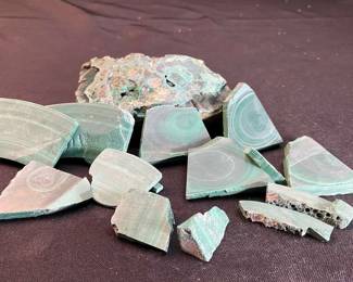 Malachite, Specimen and Slabs