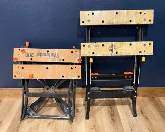 Two Workmate Folding Benches