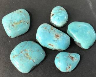 138 carats of turquoise jewelry setting stones