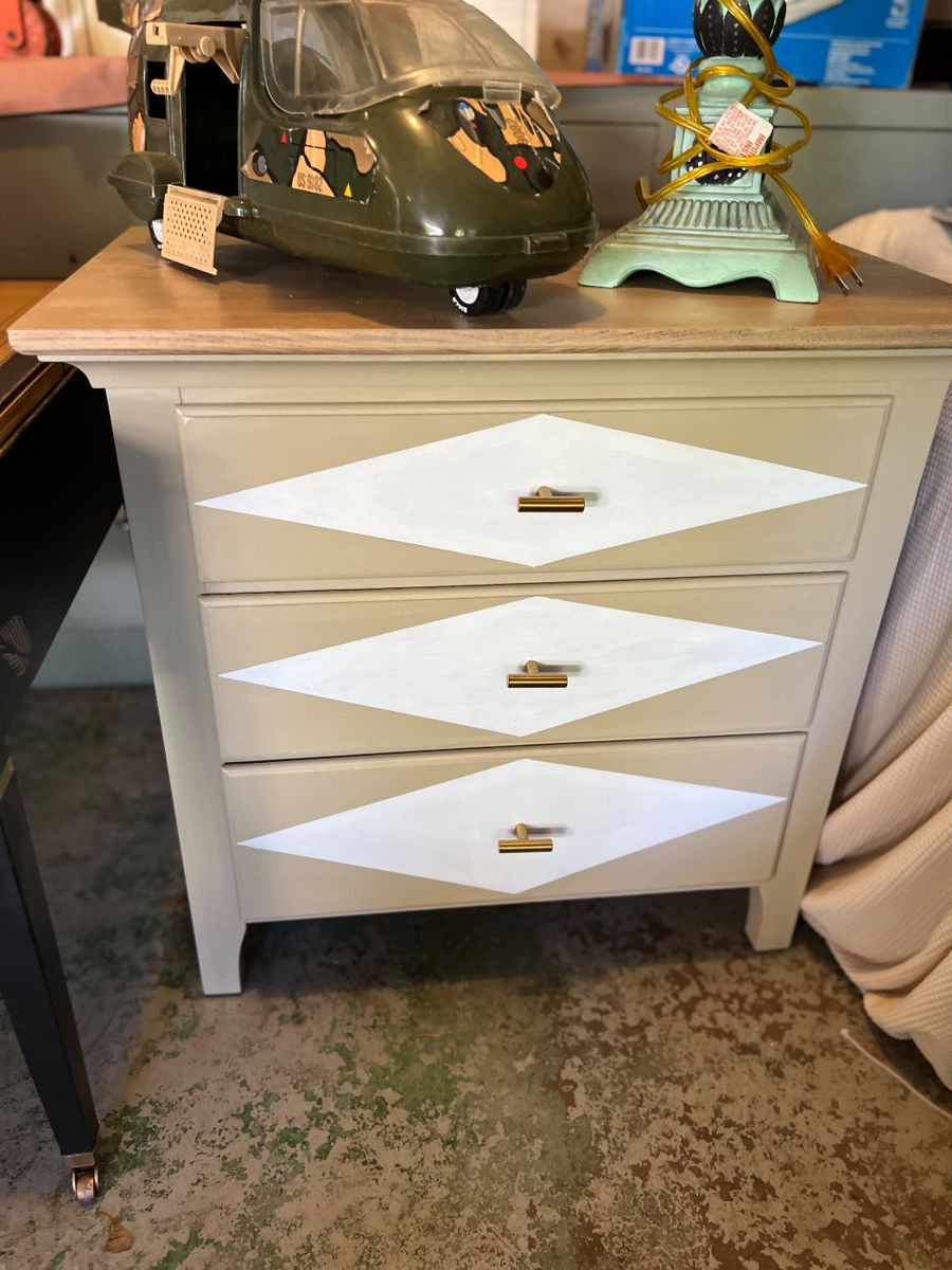 Gorgeous hand painted night stand