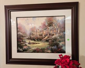 Thomas Kinkade signed limited edition print