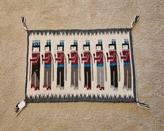 Navajo rug - 15"  x 21 1/2" 