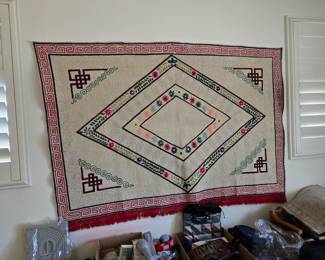 Vintage Mongolian Tapestry 