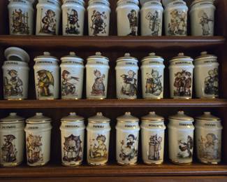 Vintage Hummel Spice Rack Collection 