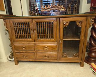 Beautiful Teakwood Cradenza 