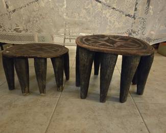 African Nupe Stools