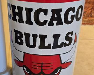 Vintage Chicago Bull Basketball Trash Can NBA