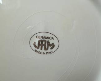 Crate and Barrel JAM Ceramica dish set made in Italy