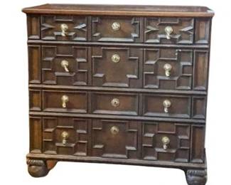 Lot 005  
Baker, Collector's Edition William and Mary Style Chest of Drawers
