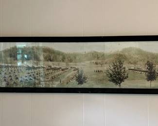 Panoramic print "Retreat" from State Rifle Range in Louisville, KY