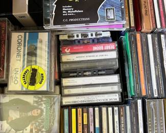 CDs and cassettes