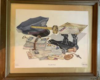 Framed print signed and numbered by C. Don Ensor