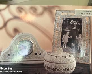 New in box bisque set