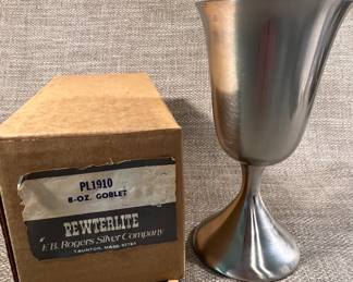 Pewter goblet