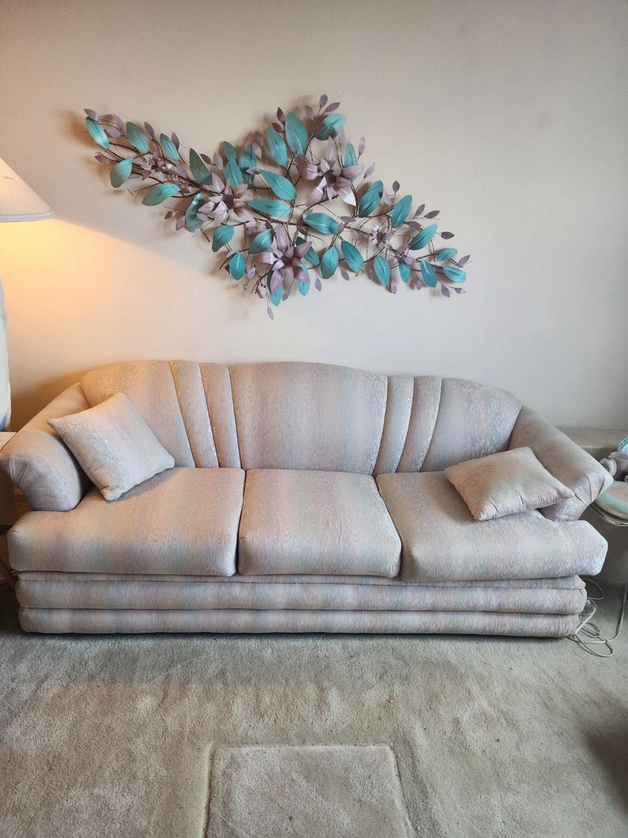 Sofabed and Metal art