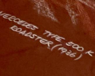 Mercedes Type 500 K Roadster 1936 by Jorge Ferreyra-Basso