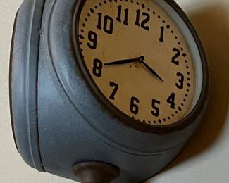 Creative Co-Op Metal Double Sided Wall Clock