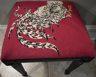 Embroidered Stool