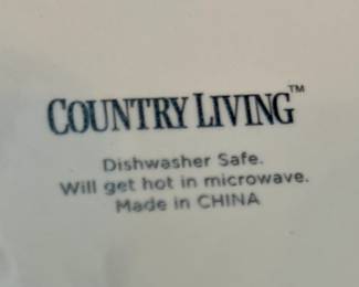 Country Living Plate