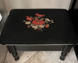 Embroidered Stool