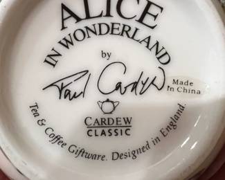 Cardew Collectibles Alice in Wonderland items