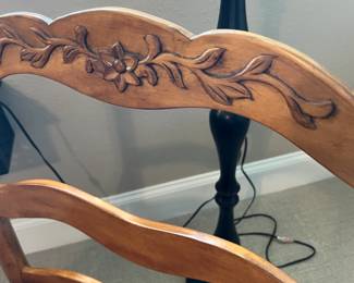 Rush Seat Armchair Detail