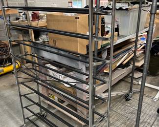 Rolling Shoe and Clothing Racks