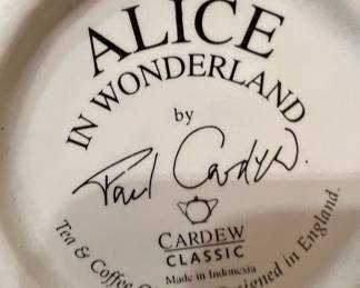 Cardew Collectibles Alice in Wonderland items