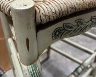 Rush Seat Chair Detail