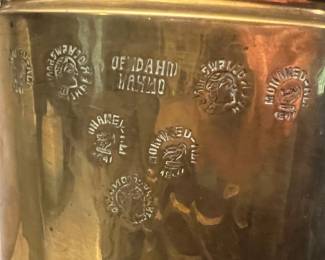 Vintage Brass Lamp with Spigot