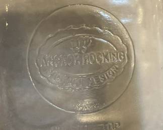Vintage Anchor Hocking Square Refrigerator Dish