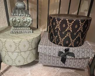 Decorative Box and Hat Boxes