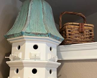 Birdhouse and Picnic Basket