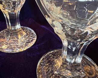 Vintage Libbey Chivalry Water Goblets