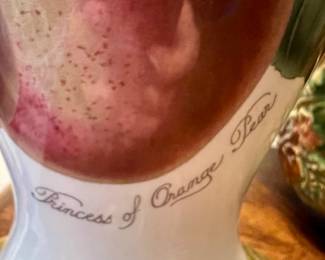 Princess of Orange Pear Lamp