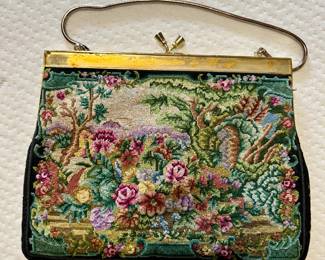 Vintage Tapestry Clutch