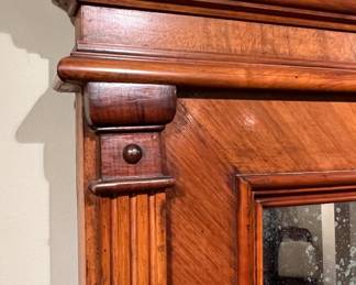 Marble Top Dry Sink with Vanity Mirror