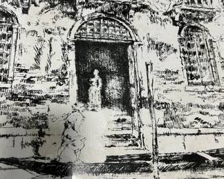 The Balcony by James Abbott McNeill Whistler