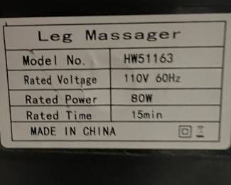 Electric Leg Massager