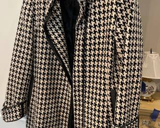 Calvin Klein Houndstooth Coat